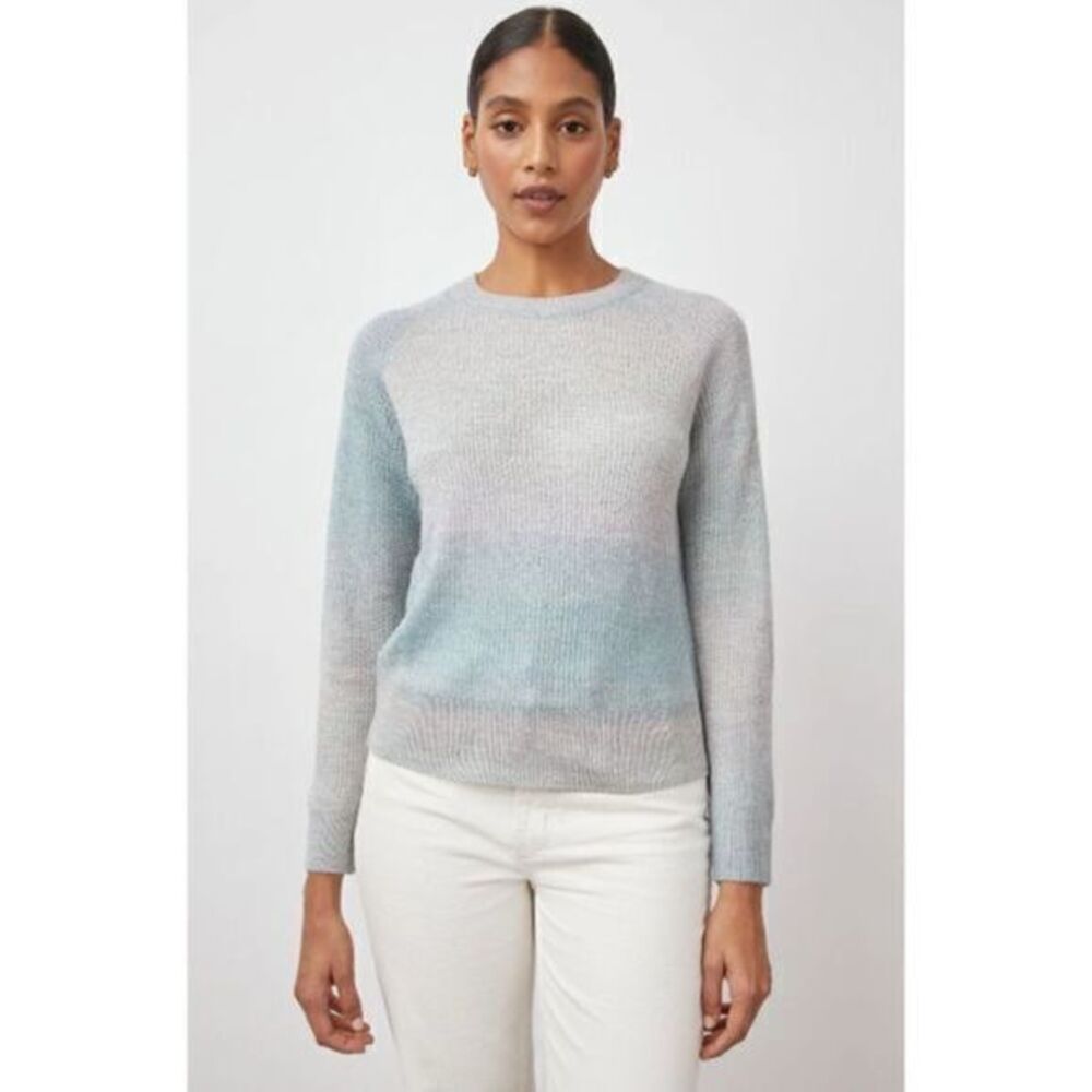 RAILS NWT Venus Blue Rainbow Sweater MEDIUM
